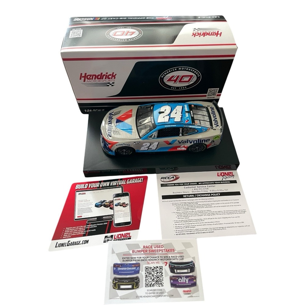 William Byron 2024 #24 Valvoline ARC NASCAR Lionel 1/24 Diecast